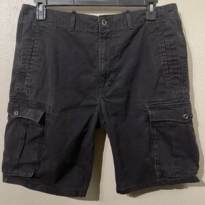 Levi's Men's Cargo Shorts Black Baggy‎ Y2K Skater Utility Size 34
